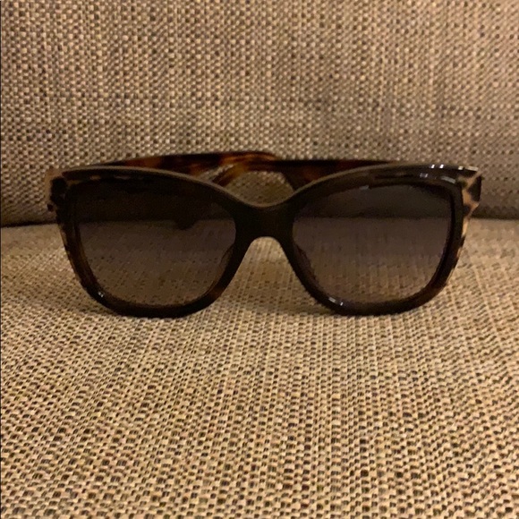 JIMMY CHOO - BEBI S ANIMAL BLACK SUNGLASSES